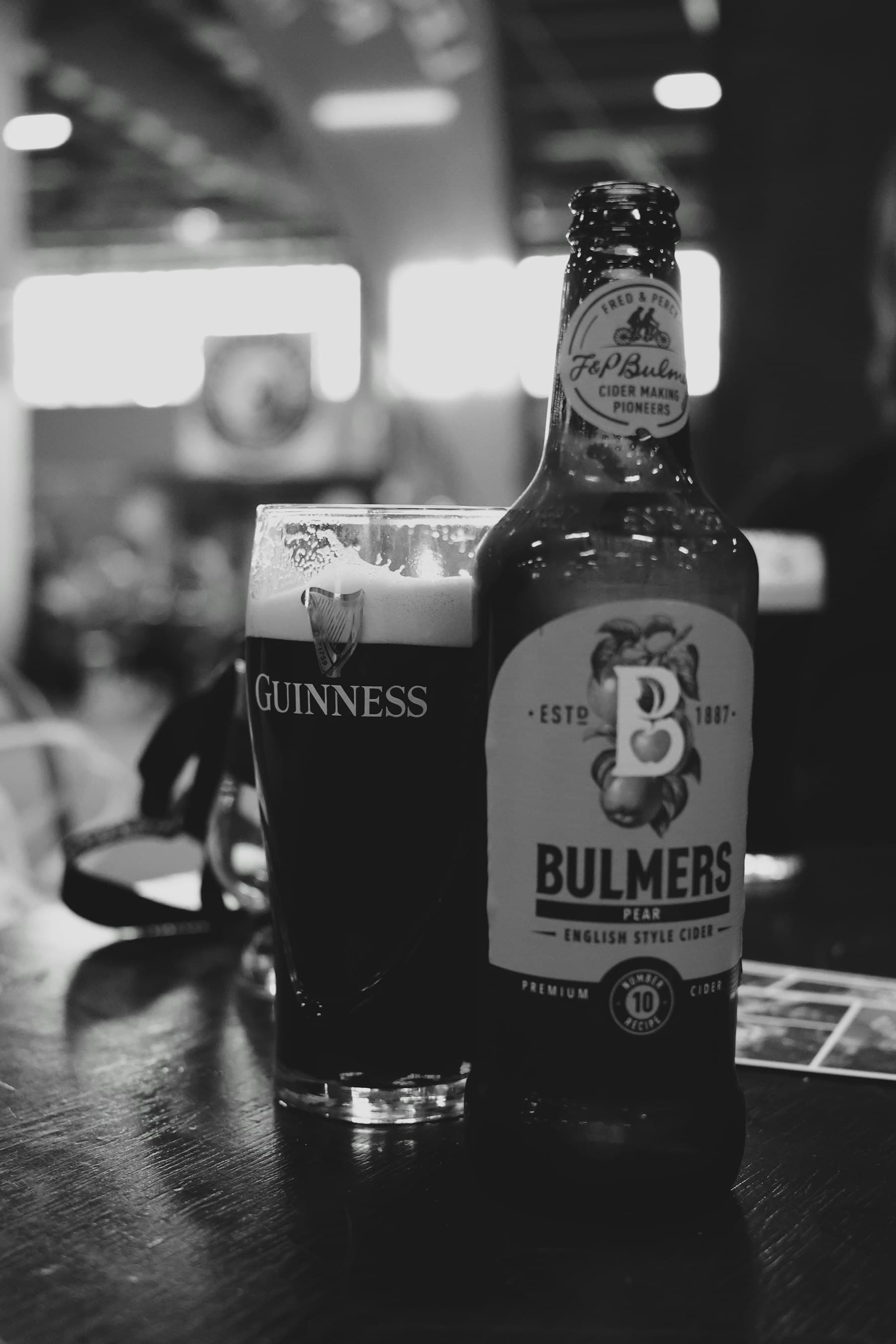 A stout settling on the bar at Murphy's